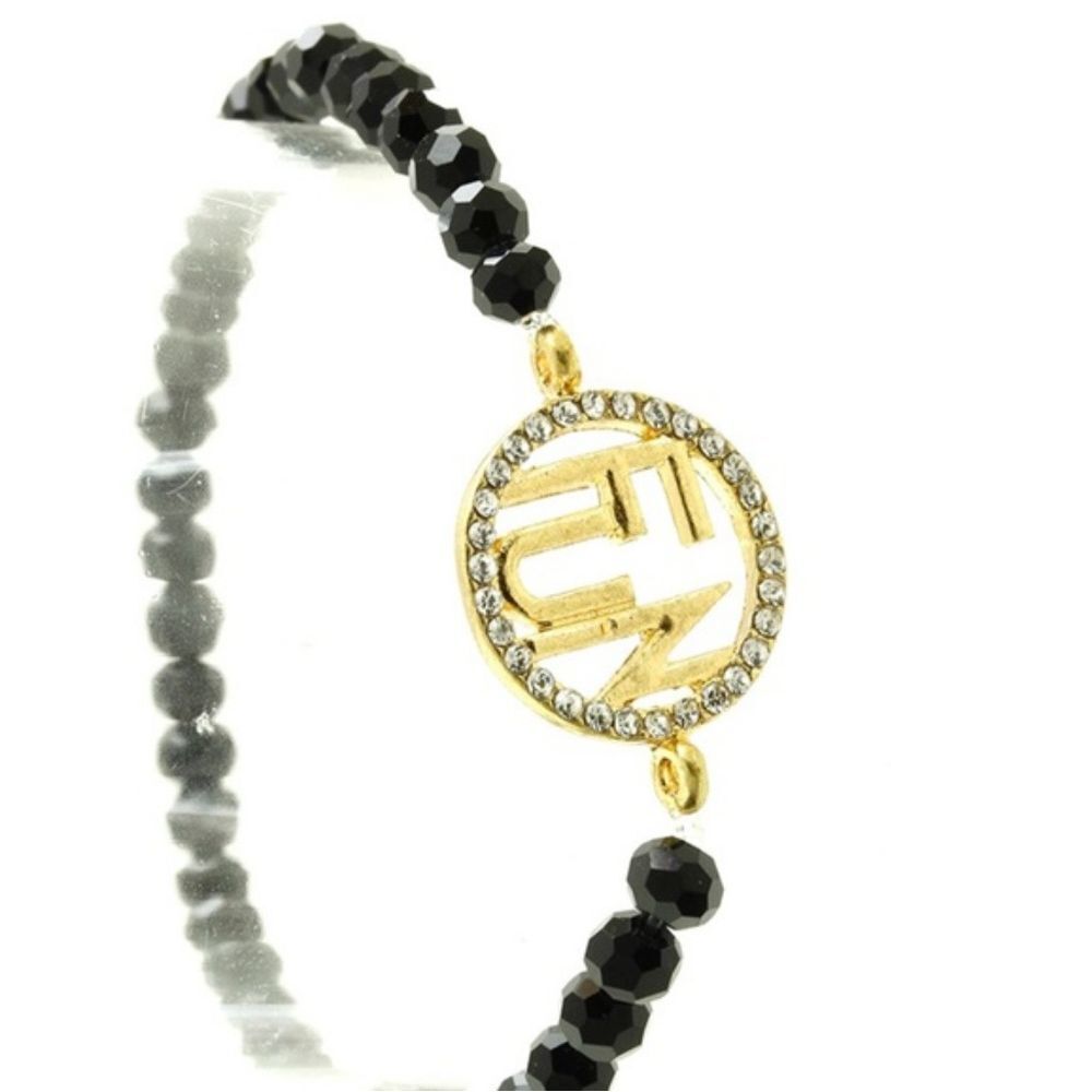 2/$20💥 Farah Jewelry Glass Stone "FUN" Bracelet